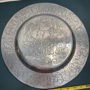 Signed Vintage Aurther Court Silver Platter